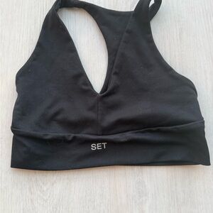 SET Active Black Luxform Sports Bra